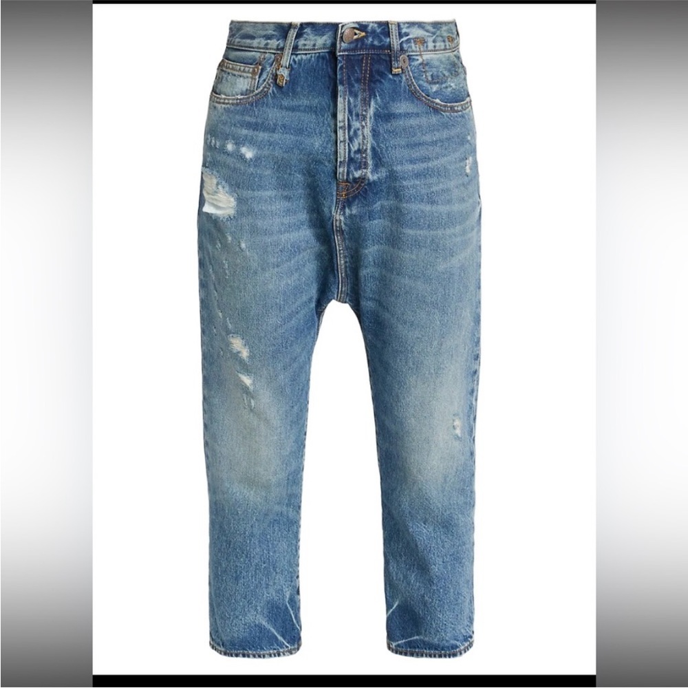 R13 Tailored Drop Jeans in Bain Size 28 - Picture 8 of 16